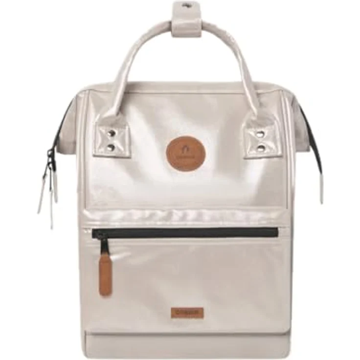 Cabaia Adventurer Iridescent, Kinderrucksack S 32 cm, beige, 100% Polyurethan, 23 cm x 13 cm x 32 cm – Bild 6