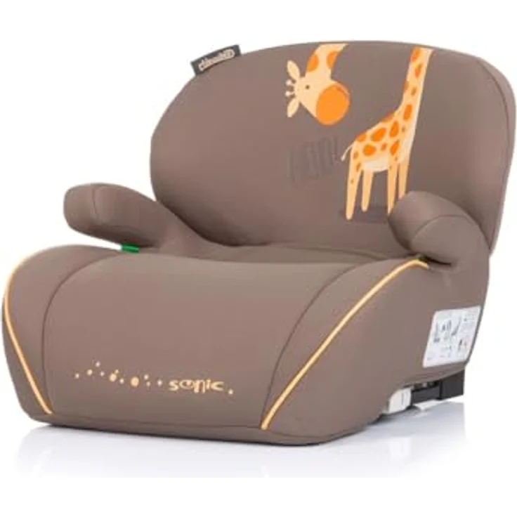 Chipolino Sitzerhöhung Sonic, Kindersitz mit Isofix, i-Size, 125-150 cm, für 22-36 kg, Armlehnen, abnehmbarer Bezug – Bild 2