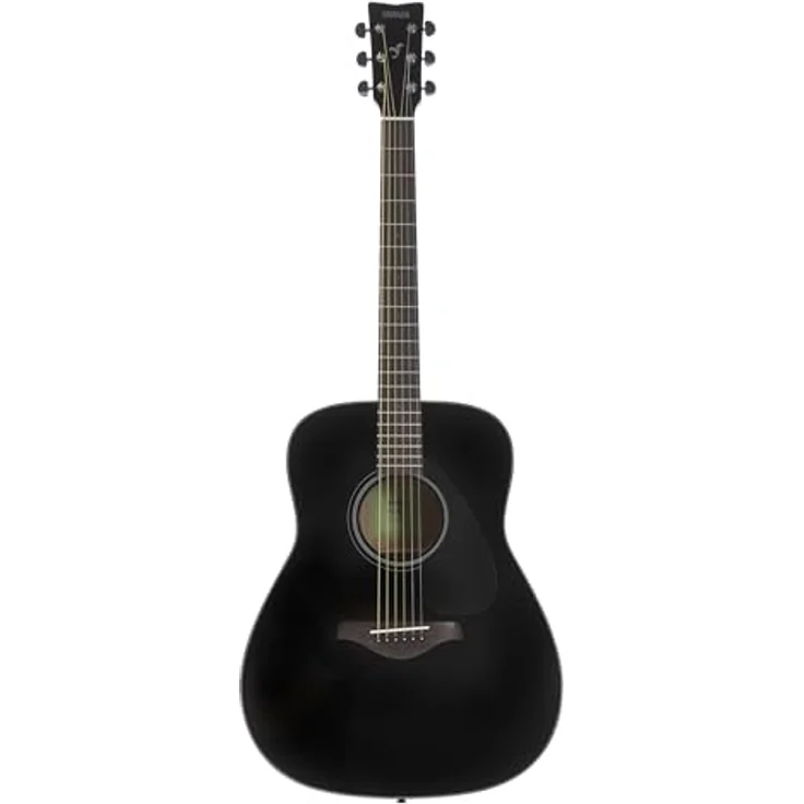 Yamaha FG800 BL, Akustik Gitarre mit massivem Fichtentop, Nato-Hals, Okoume-Korpus, schwarzen Die-cast Chrome Hardware und Rosewood-Griffbrett – Bild 1