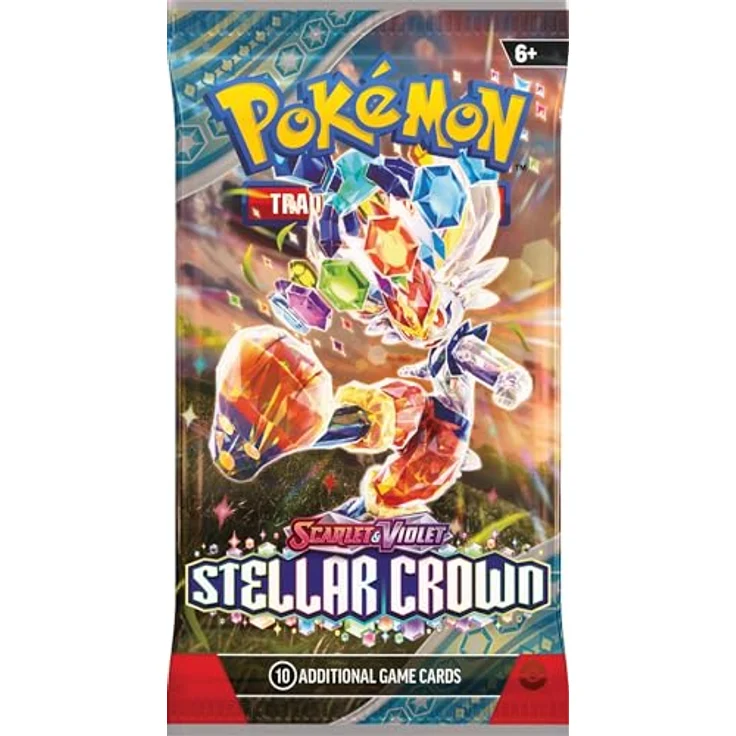 The Pokemon Company Pokemon Stellar Crown 36er Display, Sammelkarten mit 36 Boosterpacks, inklusive legendärem Pokémon Terapagos und Stellar Tera Pokémon ex – Bild 4