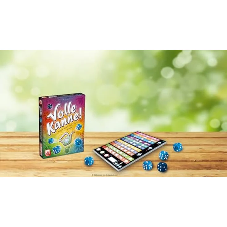 NSV VOLLE KANNE - Würfelspiel mit 5 Wasserwürfeln, 1 Block und Spielanleitung, für 2 Gärten – Bild 4