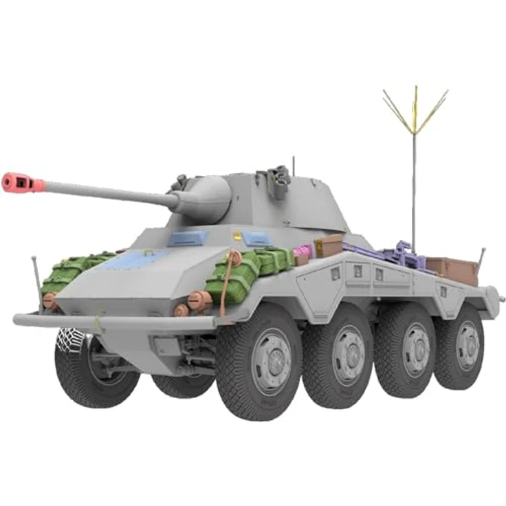 Rye Field Model Sd.kfz 234/2 Puma, hochwertiges Modellfahrzeug mit Motorenteilen und detailgetreuer Nachbildung – Bild 6