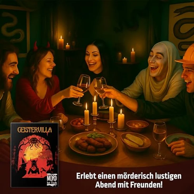 Mord bei Tisch MORD bei Tisch Krimidinner - Der Geistervilla Fall, für 6 bis 8 Personen, ab 16 Jahren – Bild 4