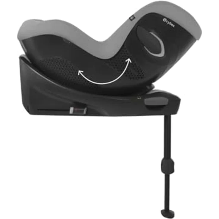 Cybex Sirona Gi Plus i-Size, Reboard Kindersitz mit 360° Drehung und Luftzirkulation, Stone Grey, Modell 2025 – Bild 8