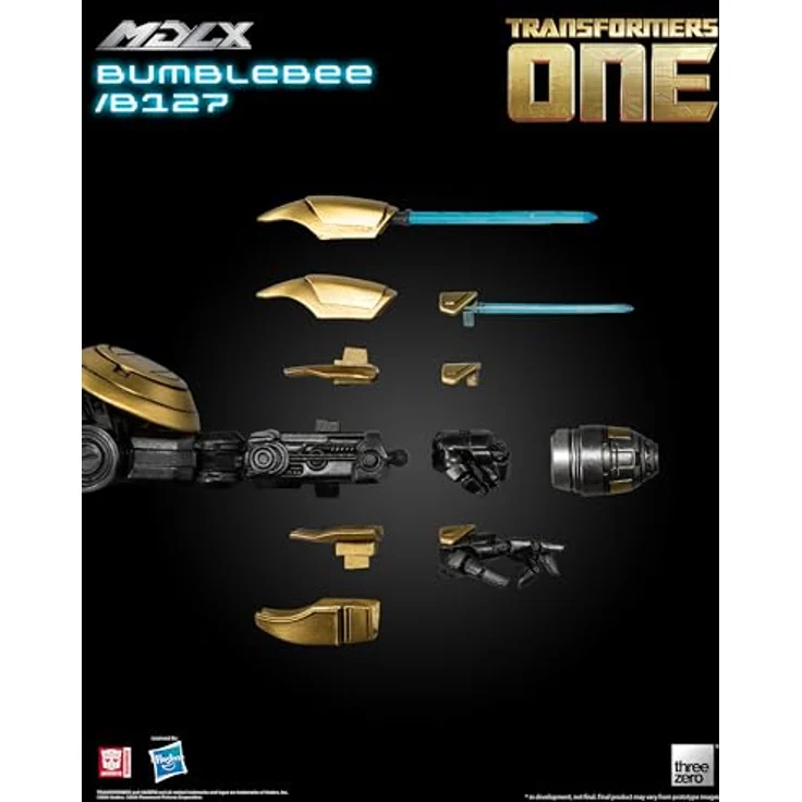 THREEZERO Transformers MDLX Actionfigur Bumblebee/B127, 12 cm, mit Zubehör in Fensterbox aus ABS, POM, PVC, Zinklegierung und Metallteilen – Bild 13