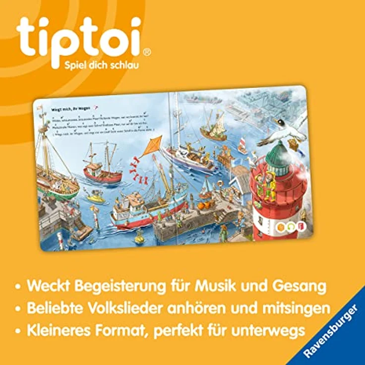 Ravensburger tiptoi® Meine schönsten Lieder für unterwegs, Liederbuch mit Sound für Kinder ab 3 Jahren, 24 Seiten – Bild 5