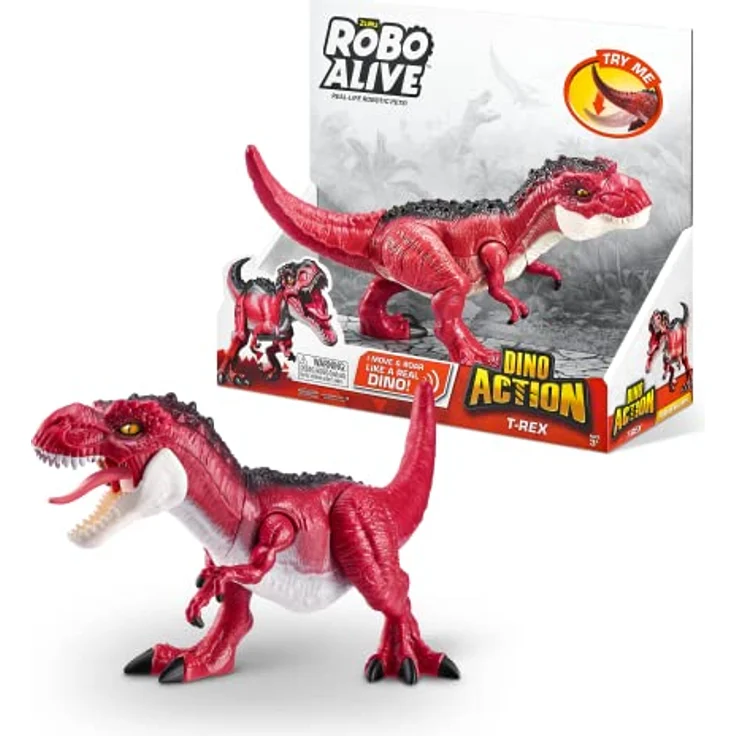 ZURU Robo Alive Dino Actionrex, Sammelfigur, Multicoloured, Bulk 12pcs – Bild 2