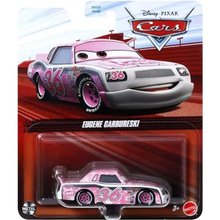Mattel CARS DIE-CAST SINGLES - TANK COAT #36, Detailgetreues Druckgussfahrzeug im Maßstab 1:55 mit rollenden Rädern und charakteristischen Logos – Bild 2