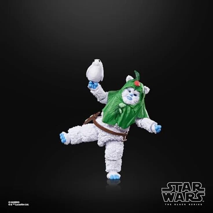 Hasbro Star Wars Black Series Ewok Actionfigur (Holiday Edition), 15 cm, detailgetreu mit mehreren Bewegungspunkten – Bild 7