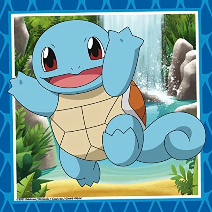 Ravensburger Puzzle 3x49 Teile Pokémon: Glumanda, Bisasam und Schiggy – Bild 3