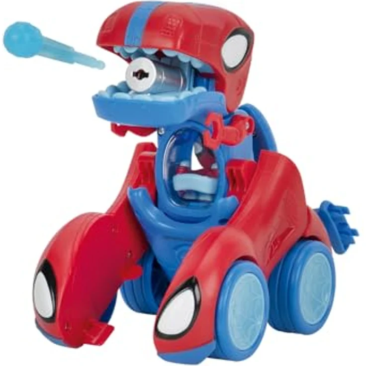 Jazwares Spidey und seine Superfreunde - Spidey-Rex Racer, Spielzeugauto für Kinder ab 3 Jahren, kreatives Spielzeug zur Förderung der Fantasie und motorischen Fähigkeiten – Bild 3