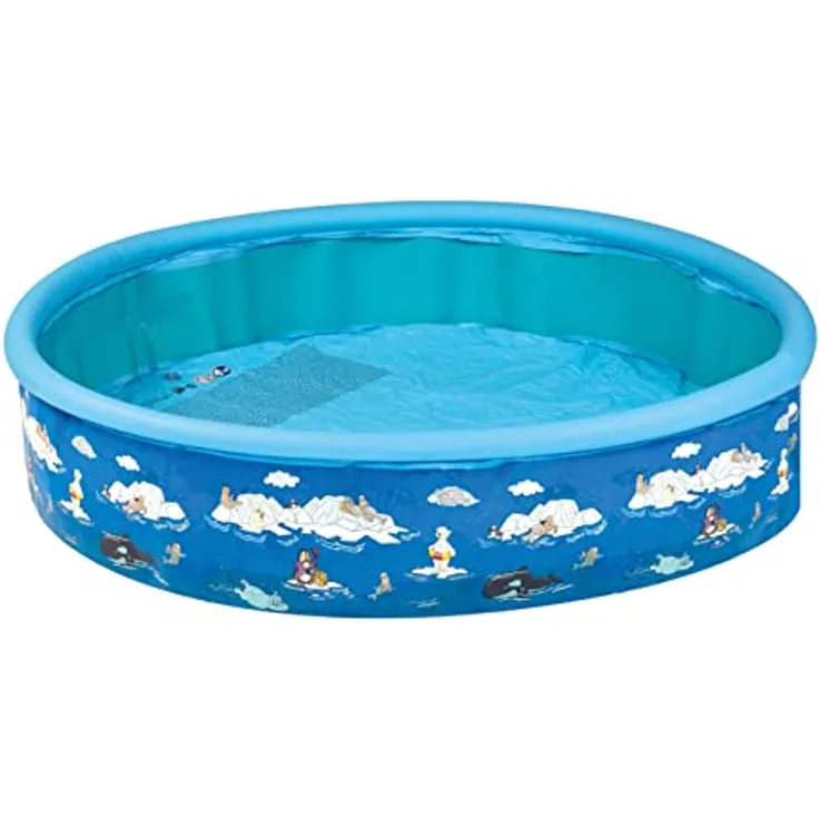 Happy People 77406 Pool Arctic Friends Fix-Planschbecken, blau