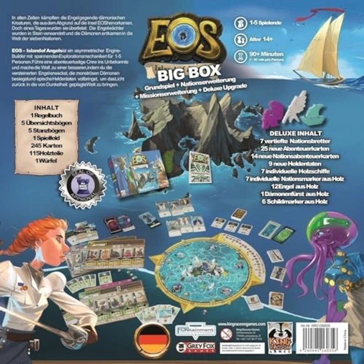 King Racoon Games, EOS - Island of Angels Big Box, Expertenspiel, 1-5 Spieler, ab 14+ Jahren, 90+ Minuten, deutsch – Bild 2