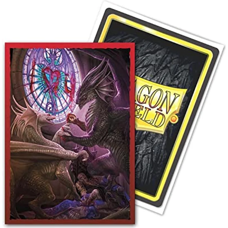 Dragon Shield Brushed Art Sleeves Valentine 2022, 100 CT TCG Schutzkartenschoner, Matt und langlebig, kompatibel mit Pokémon, Flesh & Blood, One Piece und Magic: The Gathering – Bild 2