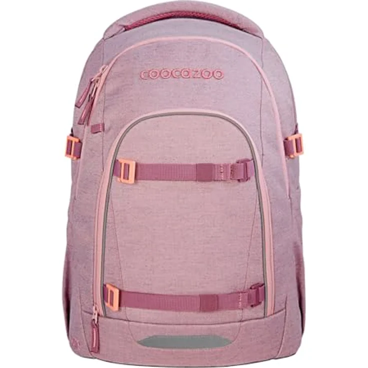coocazoo Schulranzen MATE Mixed Faded Rose, ergonomisch, Easy-Grow-System, für Körpergröße 135-180 cm, 30 Liter Volumen – Bild 1