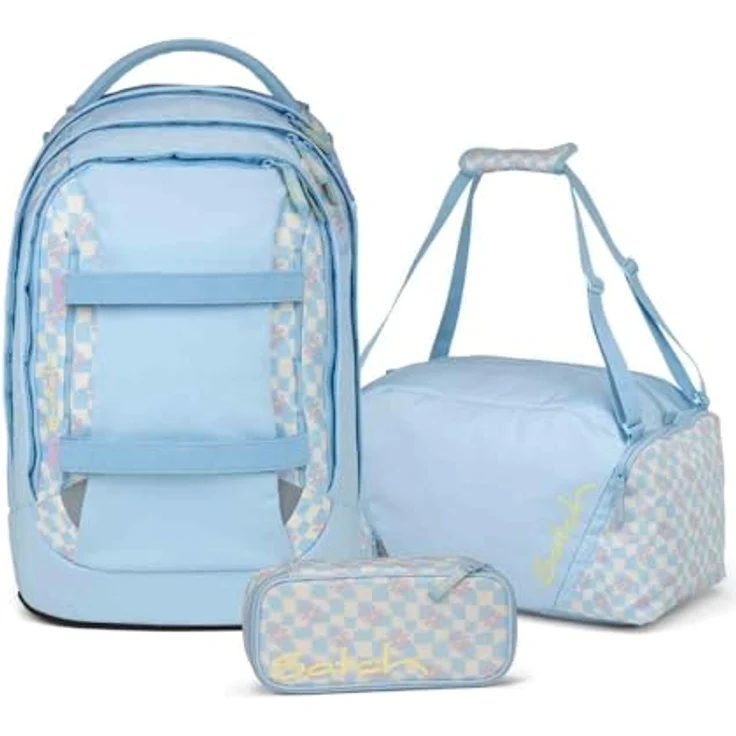 Satch Pack Schulrucksack Set 3tlg. inkl. Schlamperbox und Sporttasche mit 30 Litern Volumen, Summer Era – Bild 1