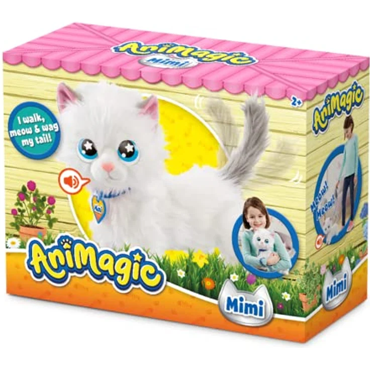 Goliath. Animagic. Mimi Die Katze. Kuscheltier Katze Spielzeug Kinder. Toys. Plüschtier Katze. Stofftier. Katze Kuscheltier – Bild 3