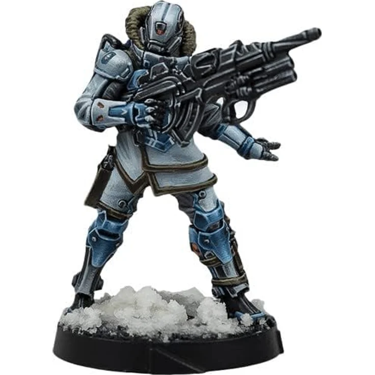 Infinity Karhu Special Team Box, Sammelfigur Arctic Assault Lead - PanOceanian Offensives, Infinity – Bild 4