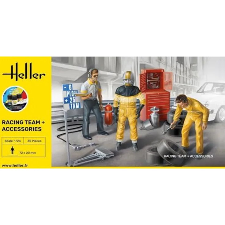 Heller - 1/24 STARTER KIT RACING TEAM (6/23) * - Preisvergleich