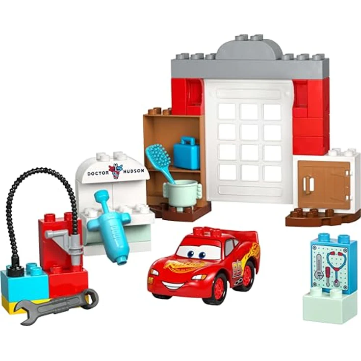 LEGO DUPLO Disney™ 10456 McQueens Besuch in Docs Werkstatt, Spielset mit 35 Teilen, mehrfarbig – Bild 2