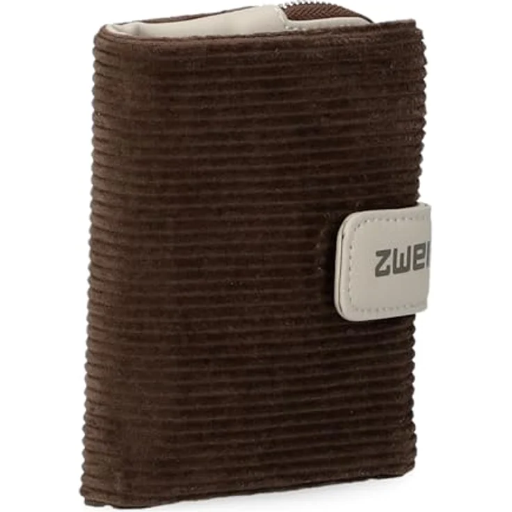 Zwei Mademoiselle Geldbörse, Kinderportemonnaie 10 cm, braun, 100% Polyurethan – Bild 5