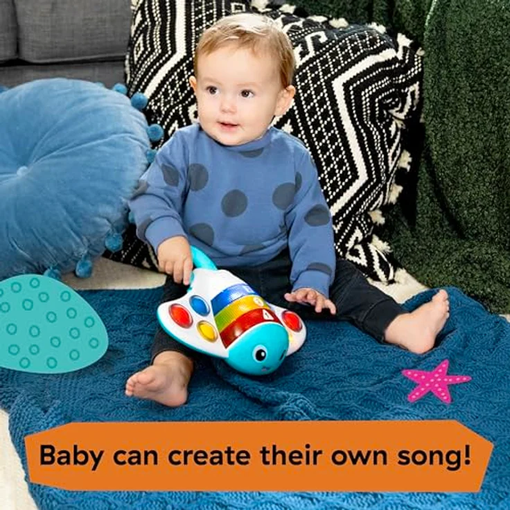 Baby Einstein, Ocean Explorers Pop and Explore Stingray Popper Spielzeug, ab 6 Monaten – Bild 7