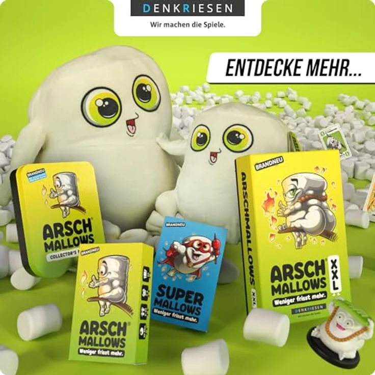 D&R Denkriesen ARSCHMALLOWS® XXL Kartenspiel mit 120 Karten und verrückten Aktionen, nicht geeignet für Kinder unter 3 Jahren – Bild 9