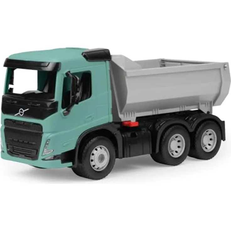Lena® WORXX Kipper Volvo FMX, 45 cm Kipplaster mit verriegelbarer Kippmulde & Heckklappe, TÜV zertifiziert, 3-Achser mit Stahlachsen, ab 3 Jahren, Indoor & Outdoor, Made in Europe