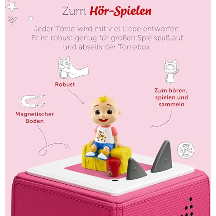 Tonies CoComelon – Raus in die Welt mit JJ, Tonie-Figur für Kinder ab 3 Jahren, Spielzeit ca. 44 Minuten – Bild 3