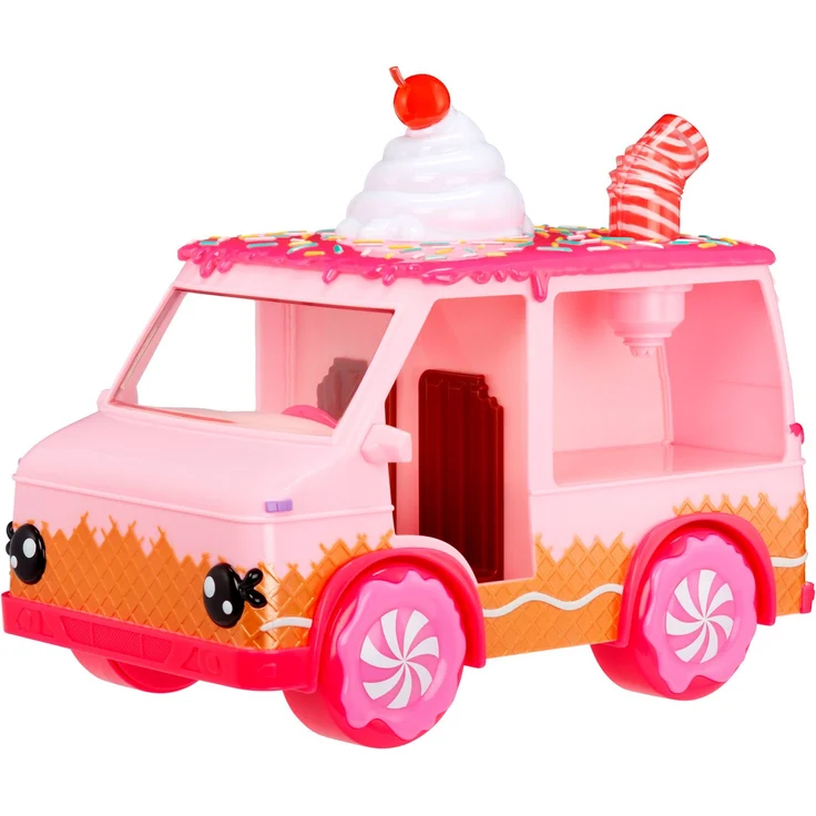 OTTO Spielzeug-Bus Yummiland Lipgloss Truck, inklusive Schlüsselanhänger, mit Yummiland-Tierfiguren und individualisierbare Lipgloss-Basis, cremefarben – Bild 1