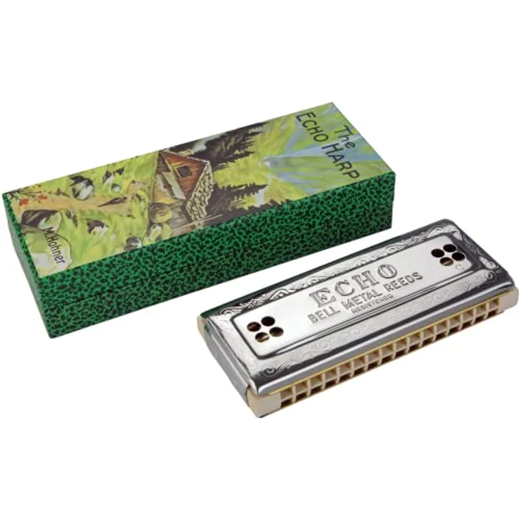HOHNER Mundharmonika, Echo Harp Wender 64, C/G