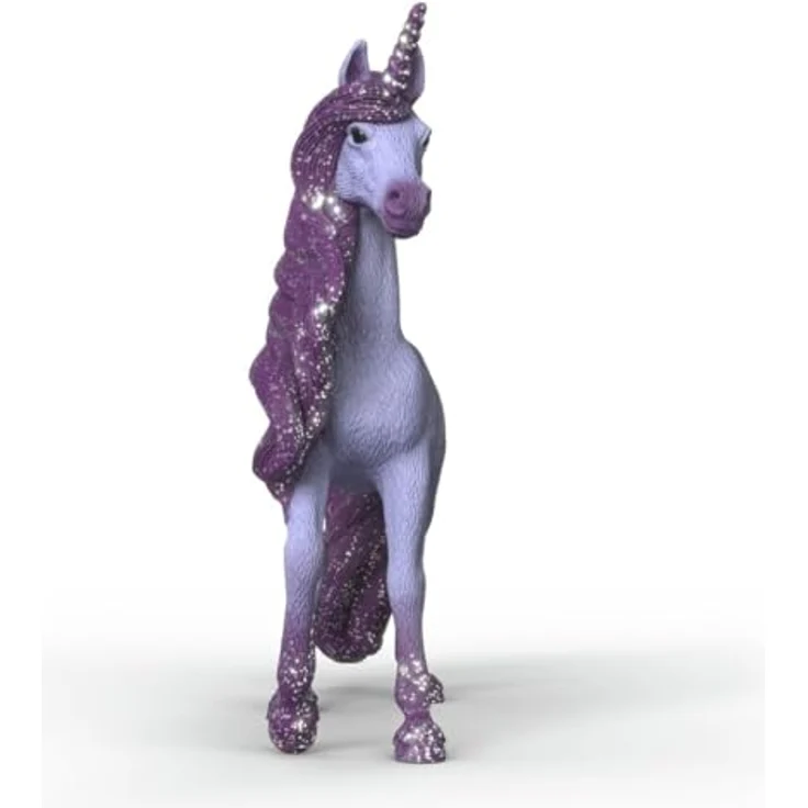 SCHLEICH BAYALA Einhorn Hengst Orchidee 70893, detailgetreue Sammelfigur mit Mandala, 4 x 14 x 13 cm, Geschenkidee für Mädchen und Jungen ab 5 Jahren – Bild 4
