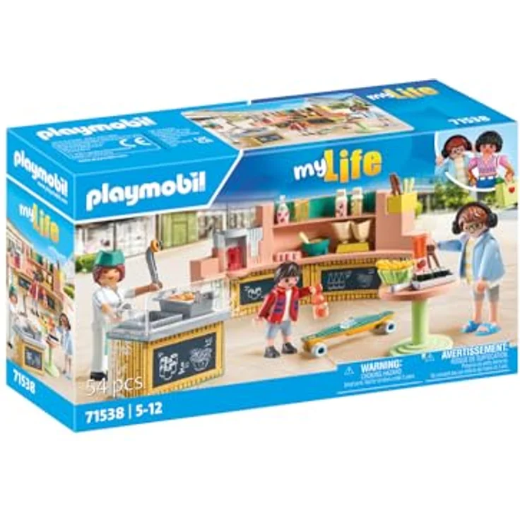 Playmobil® Konstruktions-Spielset Food Lounge (71538), My Life, (54 St), Made in Europe - Preisvergleich – Bild 2
