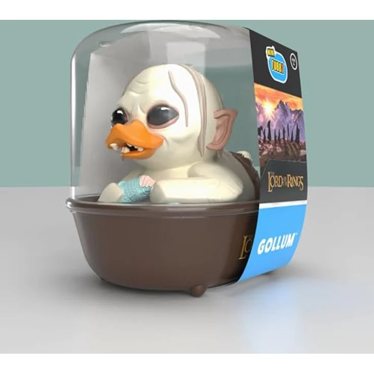 TUBBZ Mini: Der Herr der Ringe - Gollum, Cosplay-Gummiente Vinyl-Figur, 5 cm, in Mini-Badewanne mit Logo – Bild 2