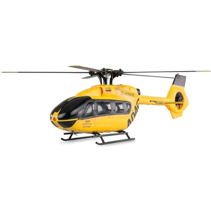 Amewi RC-Helikopter H-145 D-HYAR, Brushless 6-Kanal 6G RTF - LIZENZ, Fünfblattrotor, barometrische Elektronik, Auto-Start/Lande-Funktion – Bild 2