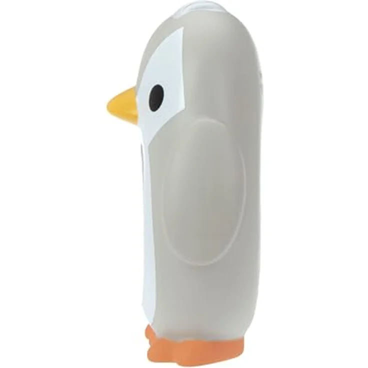 Nuby Badethermometer für Babys im Pinguin-Design, leicht lesbarer Bildschirm, BPA-frei, grau, geeignet ab 0 Monaten – Bild 2
