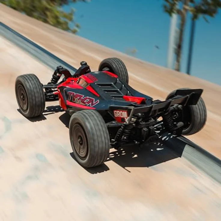 ARRMA Typhon GROM 4X4 223S BLX Brushless Small Scale Buggy RTR with DSC, Battery & Charger – Red – Bild 4
