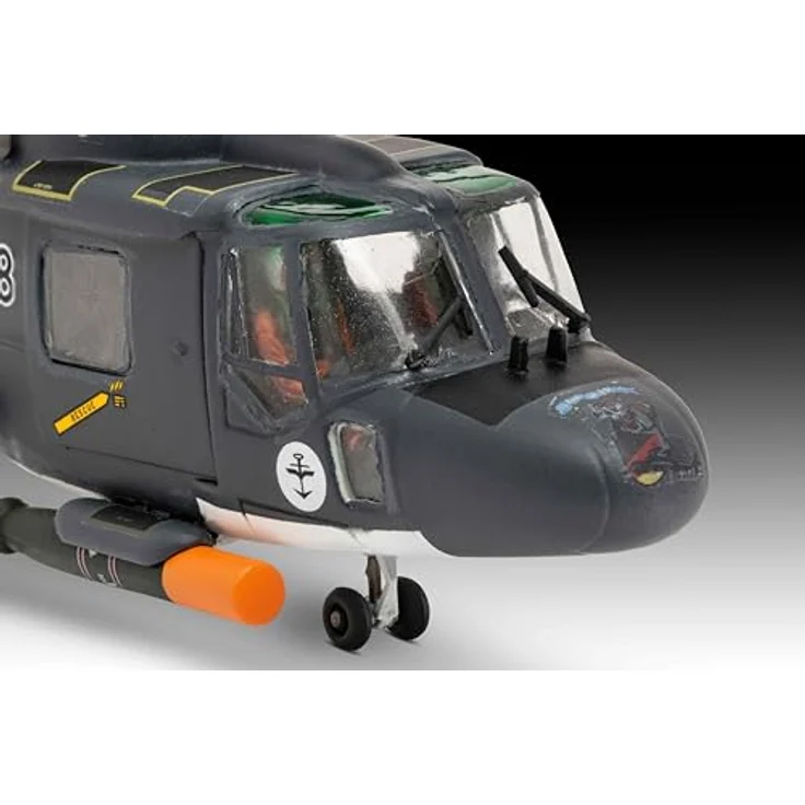 Revell Model Set Westland Lynx, Multitalent Hubschrauber mit drehbarem Rotor und detaillierten Abziehbildern für deutsche Version – Bild 3