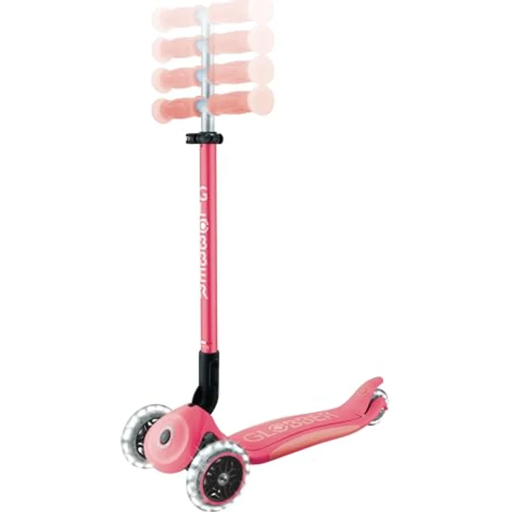 Globber Elite Glow Lights, 3-rädriger Scooter für Kinder, höhenverstellbar, Glow-in-the-Dark, klappbar, max. 50 kg – Bild 8