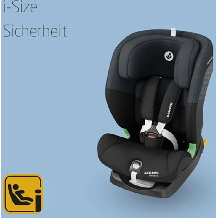 Maxi-Cosi Autokindersitz Titan S i-Size - Tonal Black, 36 kg, Sicherer Autositz ab 15 Monate - 12 Jahre mit Isofix – Bild 2