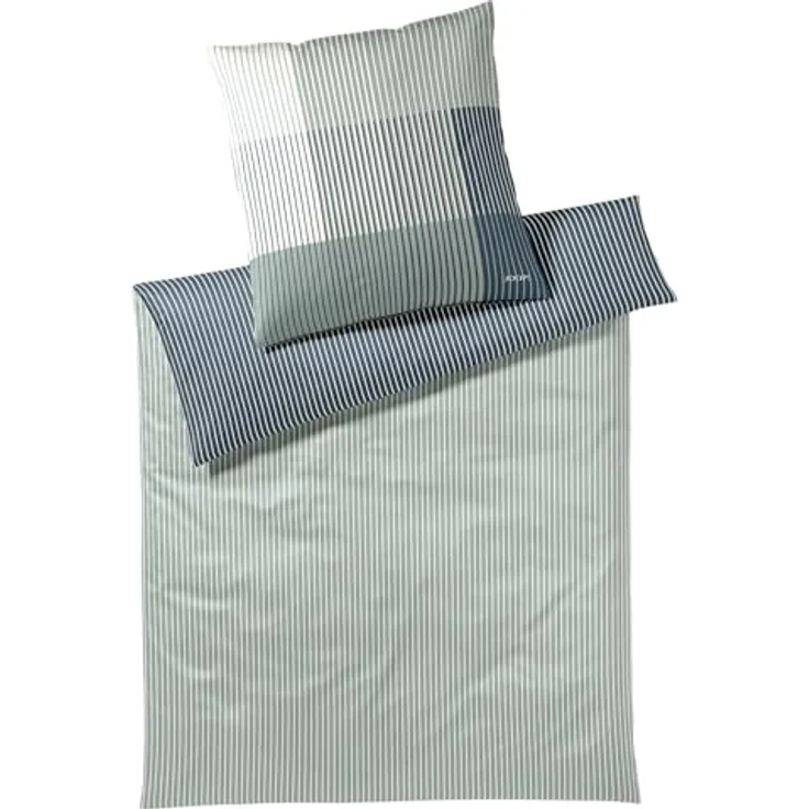 Joop! Bettwäsche Divided 4113 Sage - 04, 100% Baumwolle, elegant, pflegeleicht – Bild 2