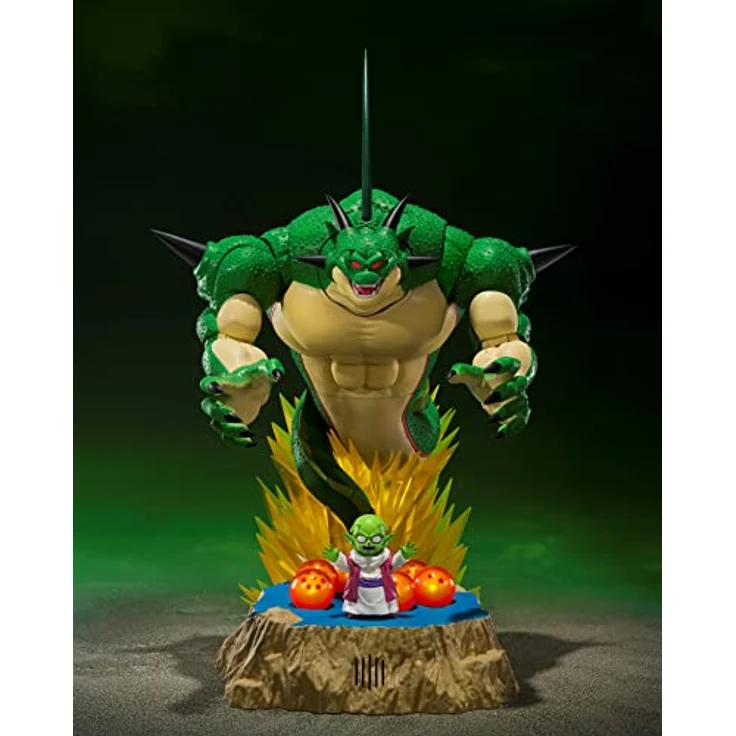 TAMASHII NATIONS Dragon Ball Z Porunga & Dende Luminous Dragon Ball Set Actionfigur, Bandai Spirits S.H.Figuarts, Leuchtend, Grün – Bild 2