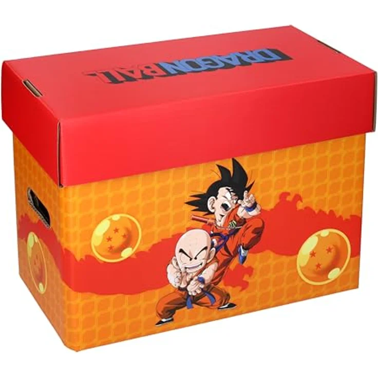 SD Toys Dragon Ball Archivierungsbox, Aufbewahrungslösung mit Goku und Vegeta, 40 x 21 x 30 cm, farbenfrohes Design, praktischer Griff – Bild 2