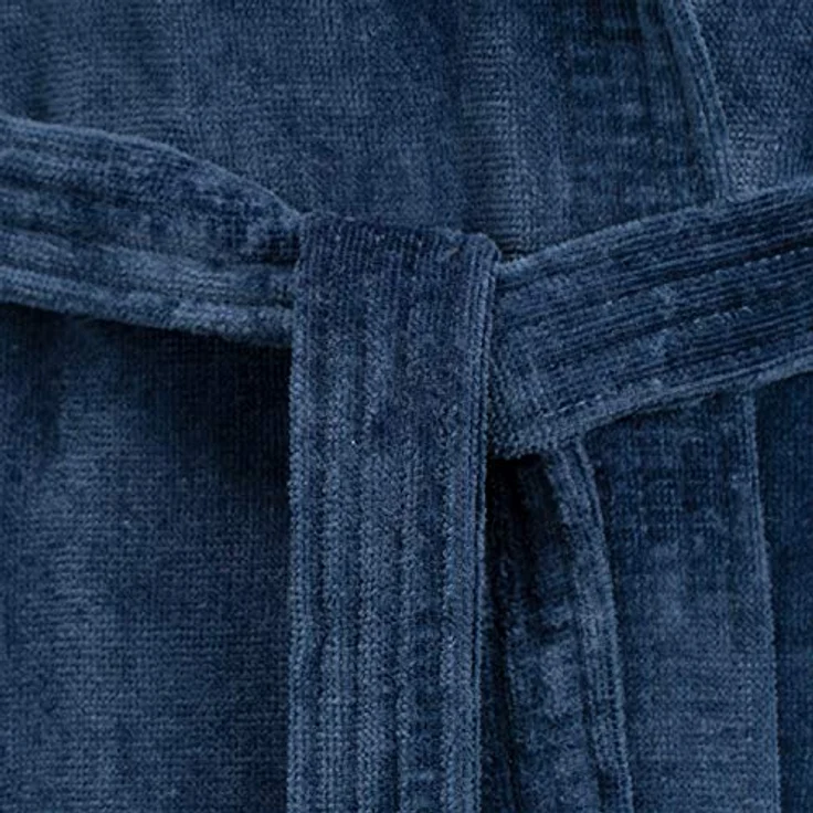 Vossen Texas Kurzmantel mit Kapuze, unisex Bademantel aus 100% Baumwolle, Schwarz, für alle Jahreszeiten – Bild 6