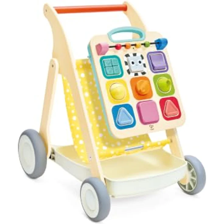 Hape Grow-With-Me Baby Walker, Baby-Lauflernwagen mit abnehmbarem Aktivitätspanel, unterstützt Gleichgewicht und frühes Laufen, geeignet ab 6 Monaten – Bild 5