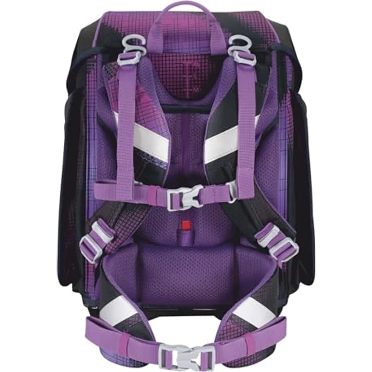 Scout Movie Star Genius Set 5-teilig Pink Pixel, Schulranzen-Set mit Pixel-Pad und Deko-Leuchten – Bild 4
