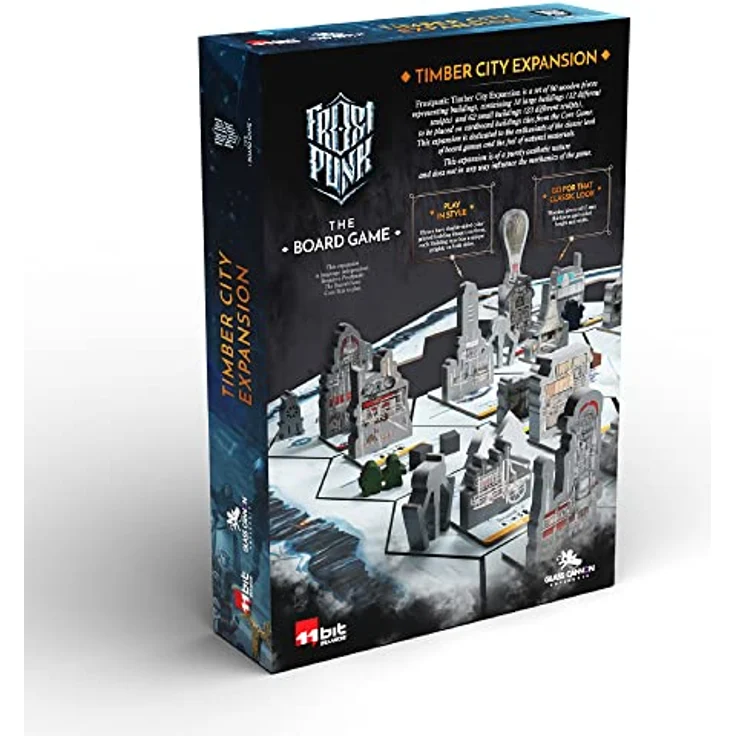 Rebel Glass Cannon Unplugged | Timber City Expansion - Frostpunk: Das Brettspiel | Ästhetische Holzmeeples für 1-4 Spieler | 120-150 Minuten Spieldauer, Englische Version, Alter 16+ – Bild 2
