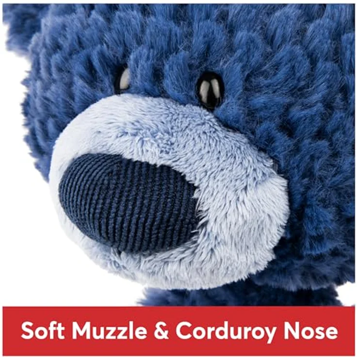 GUND Zahnstocher Ripple, Teddybär Stofftier ab 1 Jahren, Marineblau, 38,1 cm, mit geriffeltem Plüsch – Bild 5
