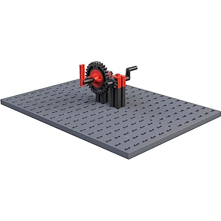 fischertechnik PROFI 569020 Mechanics-Baukasten für Kinder ab 8 Jahre, Experimentierbausatz mit 12 Modellen zur Erkundung der Mechanik, Rot – Bild 3