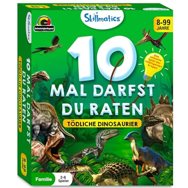 Skillmatics Kartenspiel: 10 Mal darfst du raten Tödliche Dinos | Geschenke für Kinder ab 8 Jahren | EIN schnelles Spiel mit klugen Fragen | Großer Spaß für unterwegs und Spieleabende mit der Familie – Bild 8